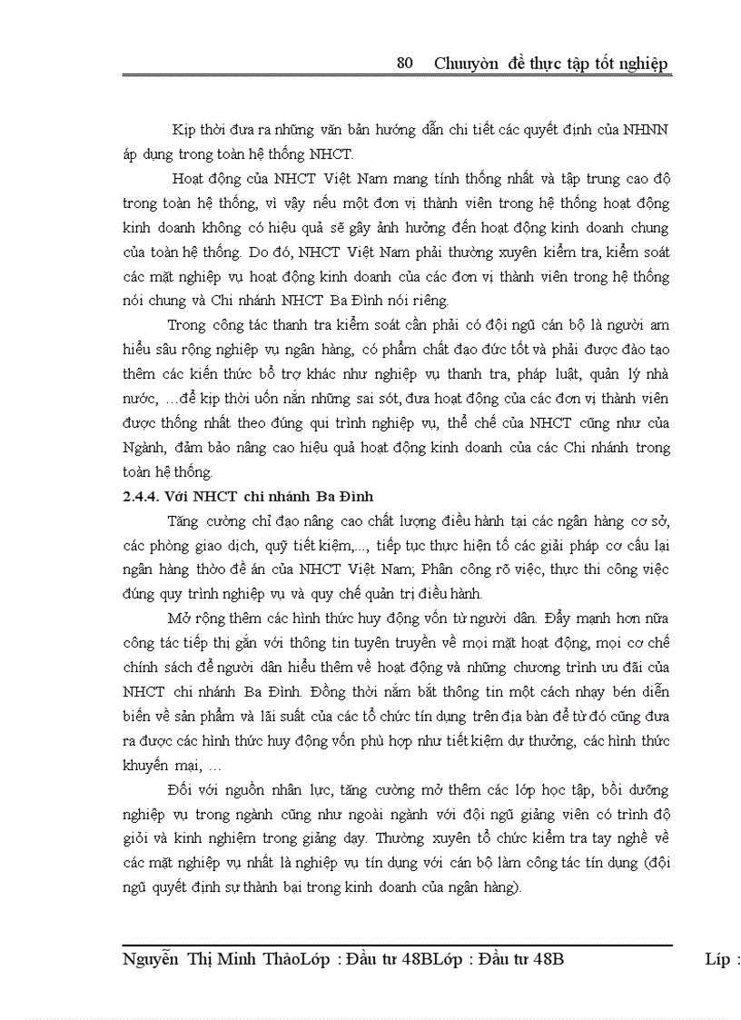 image for page Hoàn thiện công tác thẩm định các dự án vay vốn của nhóm khách hàng doanh nghiệp lớn tại Ngân hàng thương mại cổ phần công thương Việt Nam chi nhánh Ba Đình