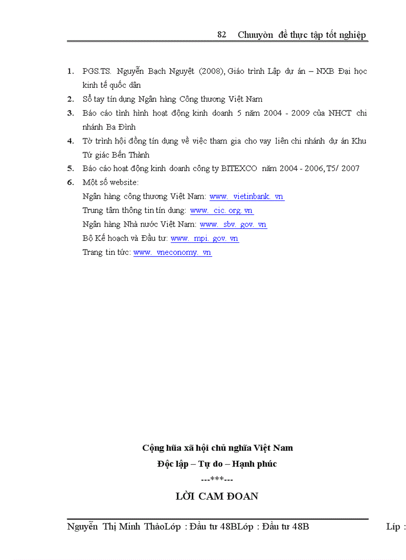 image for page Hoàn thiện công tác thẩm định các dự án vay vốn của nhóm khách hàng doanh nghiệp lớn tại Ngân hàng thương mại cổ phần công thương Việt Nam chi nhánh Ba Đình