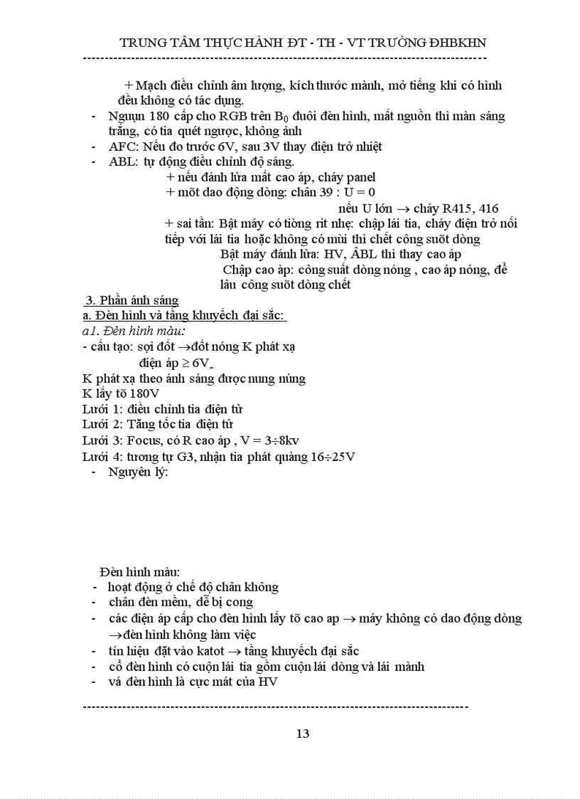 image for page Sửa chữa tivi màu