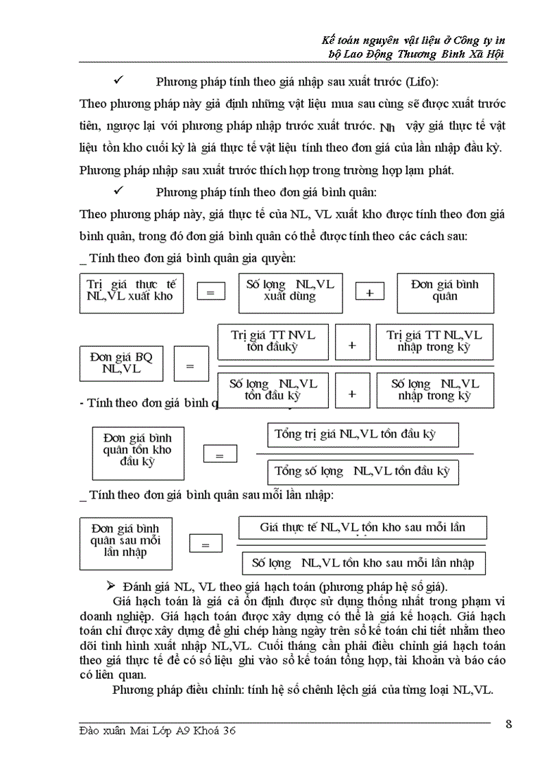 image for page Kế toán nguyên vật liệu và công cụ dụng cụ ở Công ty in Bộ Lao Động Thương Binh và X• Hội