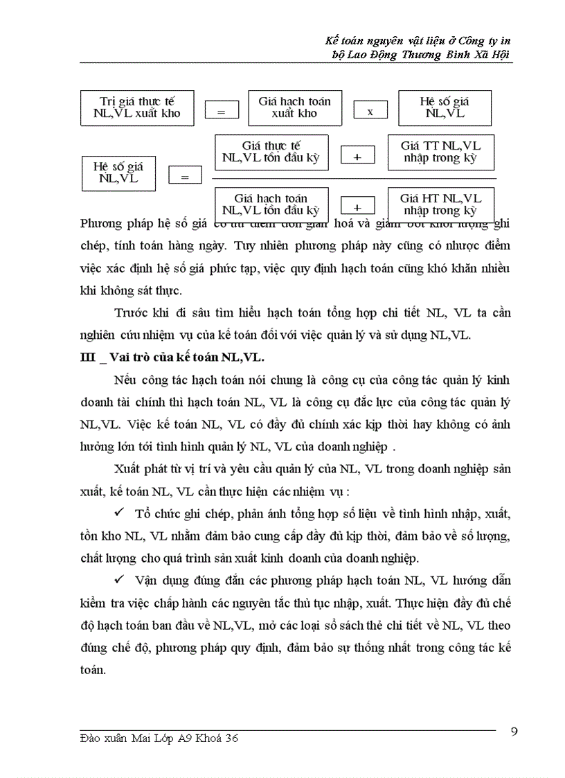 image for page Kế toán nguyên vật liệu và công cụ dụng cụ ở Công ty in Bộ Lao Động Thương Binh và X• Hội