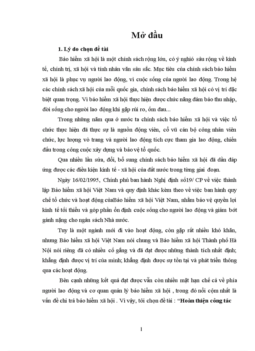 image for page Hoàn thiện công tác chi trả bảo hiểm xã hội cho người lao động trong doanh nghiệp Nhà nước ở thành phố Hà Nội