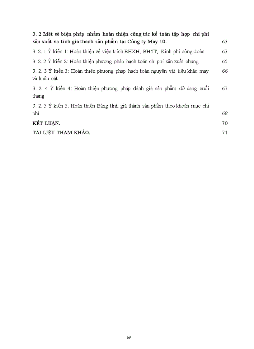 image for page Kế toán chi phí sản xuất và tính giá thành sản phẩm tại Công ty May 10