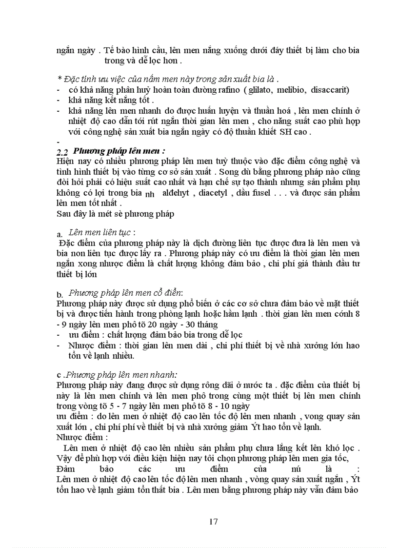 image for page Thiết kế một nhà máy sản xuất Bia với năng suất 45riệu lít/năm