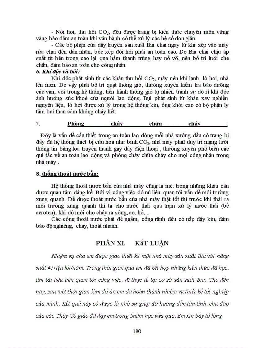 image for page Thiết kế một nhà máy sản xuất Bia với năng suất 45riệu lít/năm