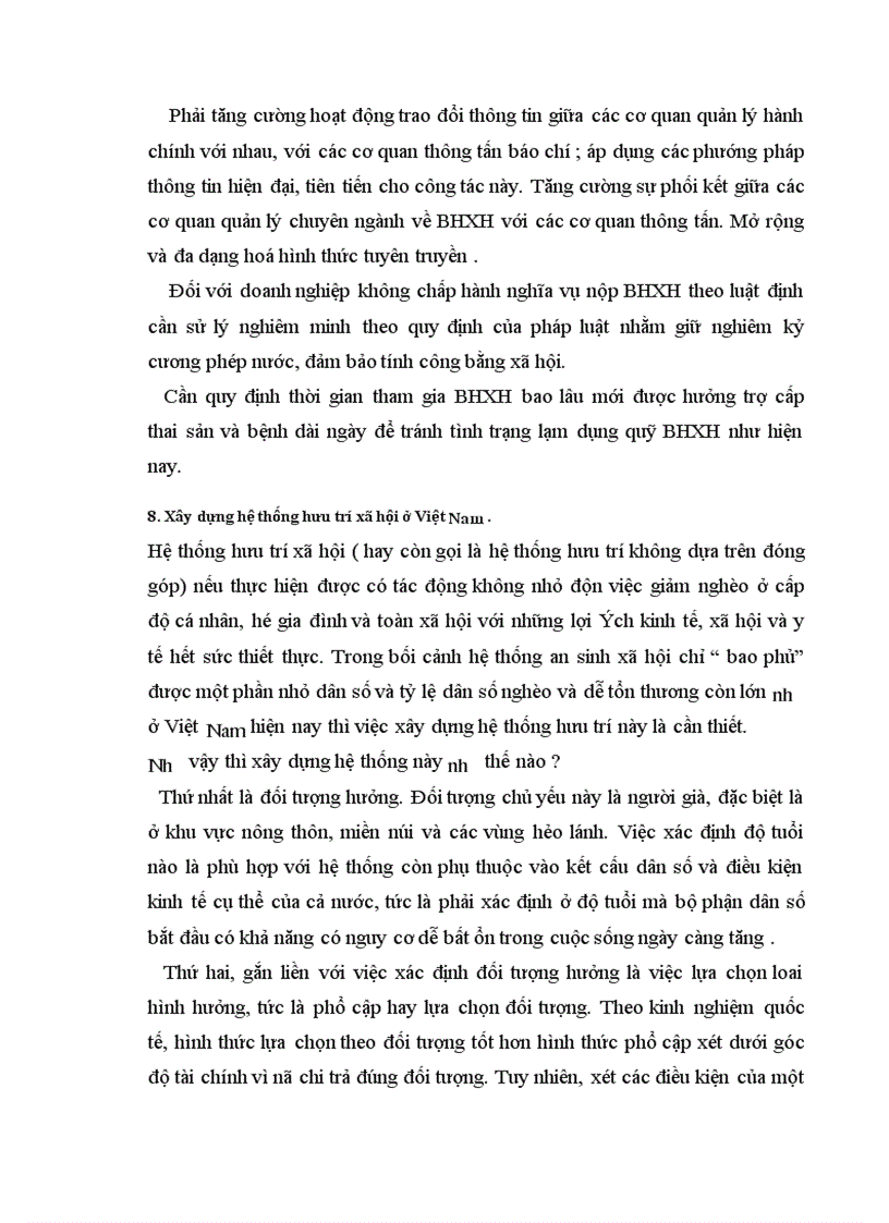 image for page Thực trạng bảo hiểm hưu trí ở Việt Nam trong giai đoạn hiện nay