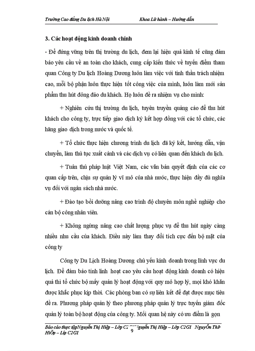 image for page Công ty Du lịch Hoàng Dương