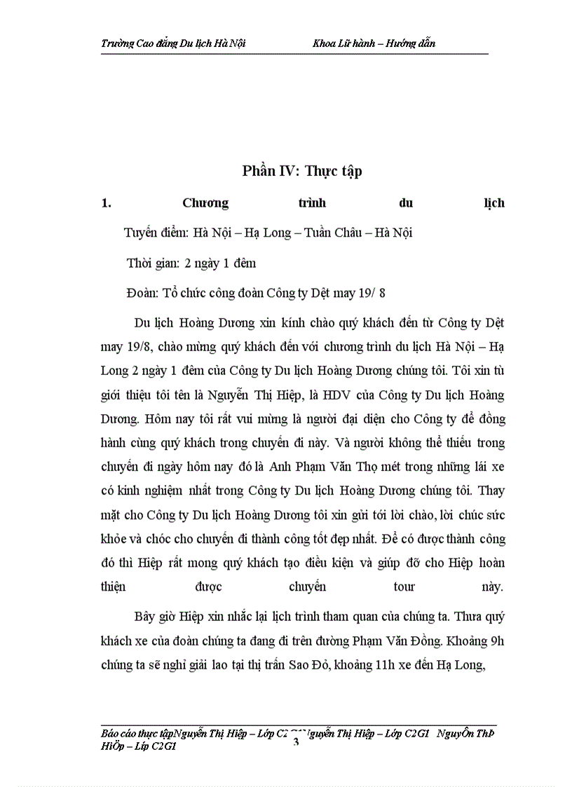 image for page Công ty Du lịch Hoàng Dương