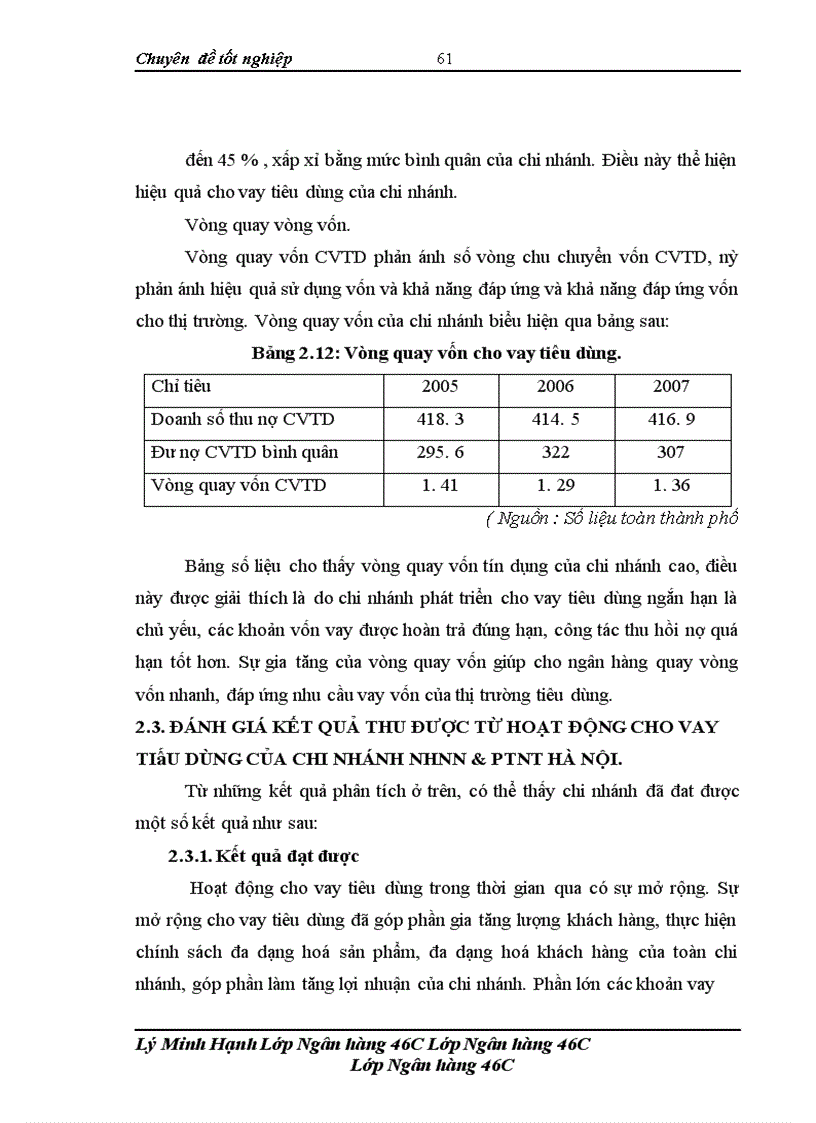 image for page Nâng cao hiệu quả cho vay tiêu dùng tại chi nhánh Ngân hàng nông nghiệp và phát triển nông thôn Hà Nội