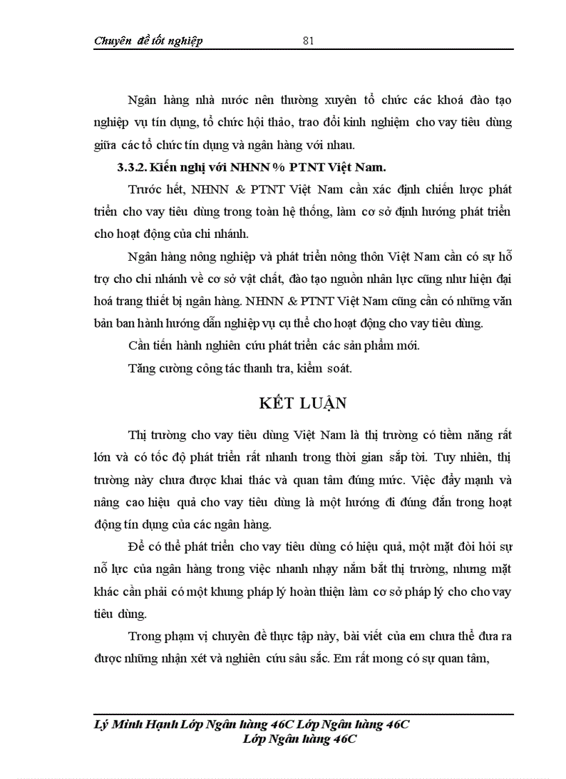 image for page Nâng cao hiệu quả cho vay tiêu dùng tại chi nhánh Ngân hàng nông nghiệp và phát triển nông thôn Hà Nội