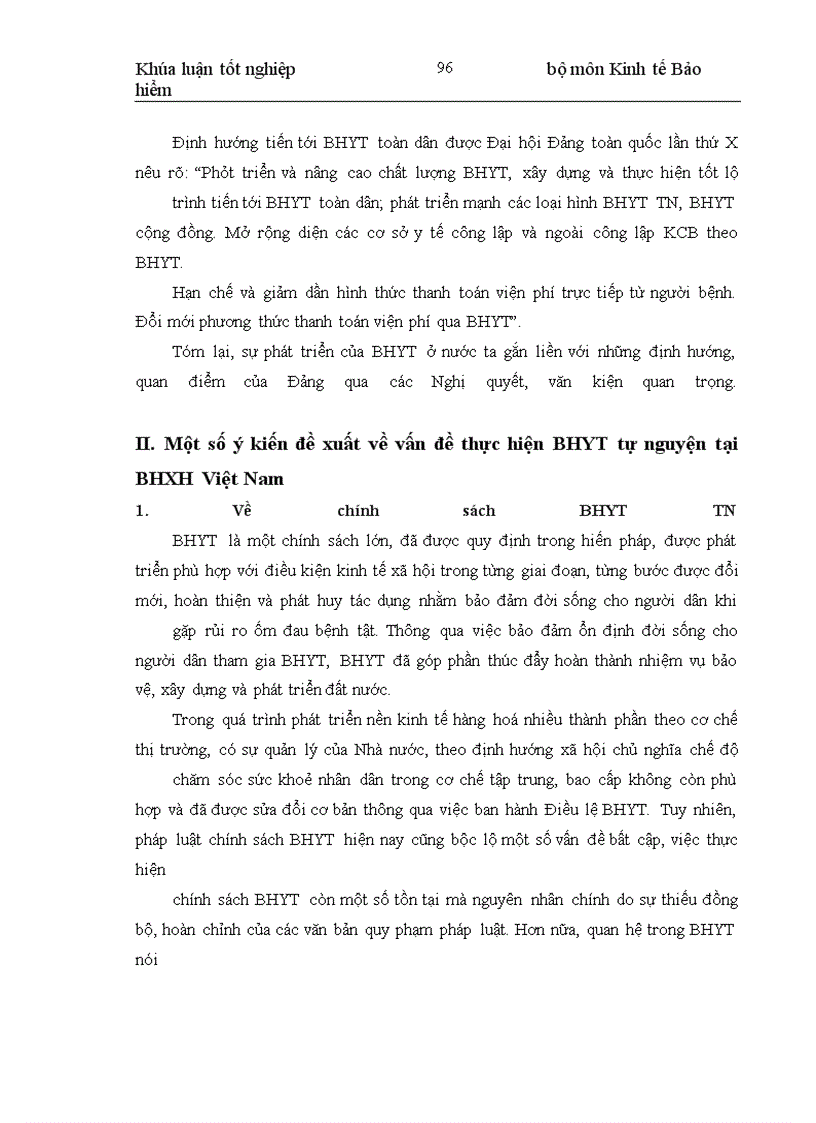 image for page Một số vấn đề về triển khai bảo hiểm y tế tự nguyện tại Bảo hiểm xã hội Việt Nam
