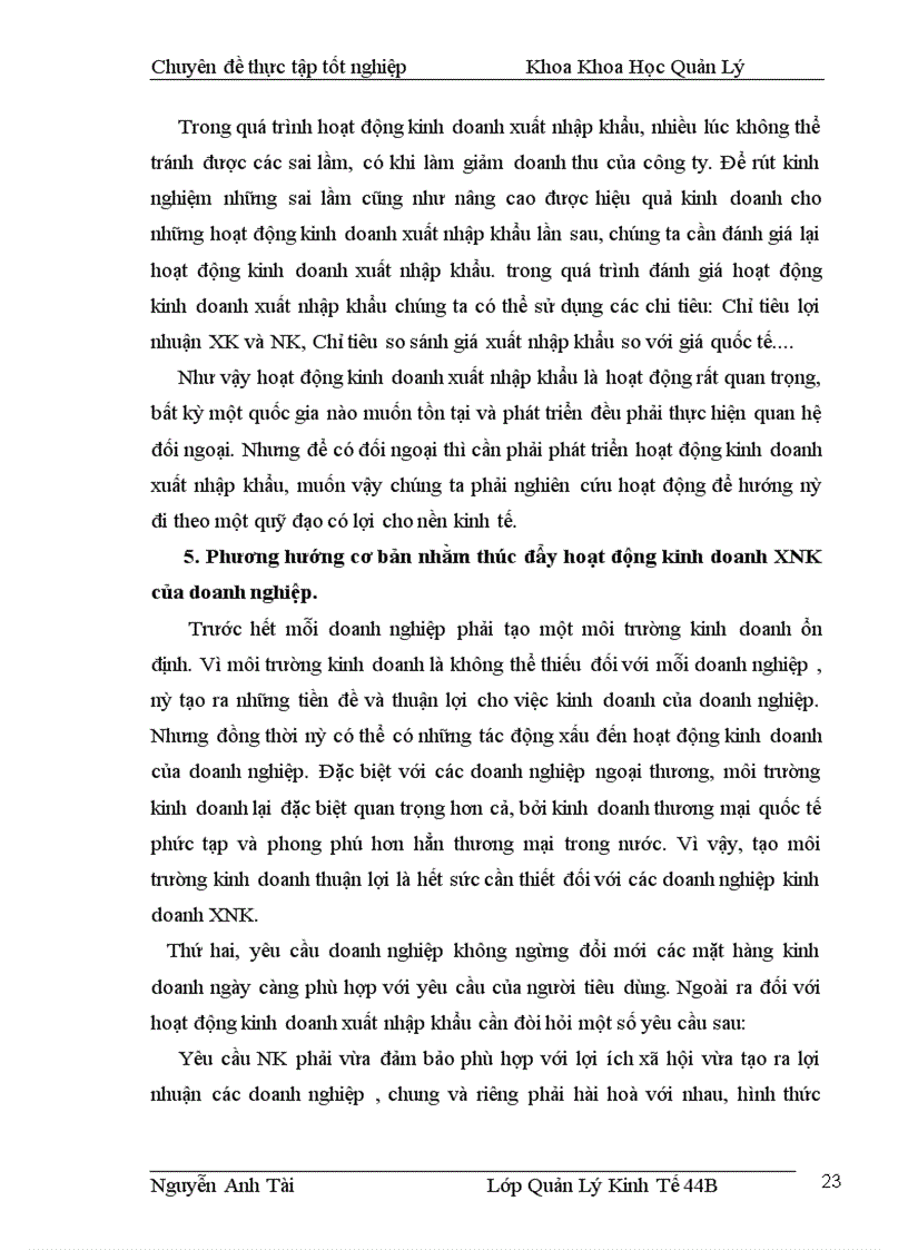 image for page Một số giải pháp thúc đẩy hoạt động sản xuất kinh doanh xuất nhập khẩu của Công ty cổ phần sản xuất dịch vụ xuất nhập khẩu Từ Liêm- TULTRACO