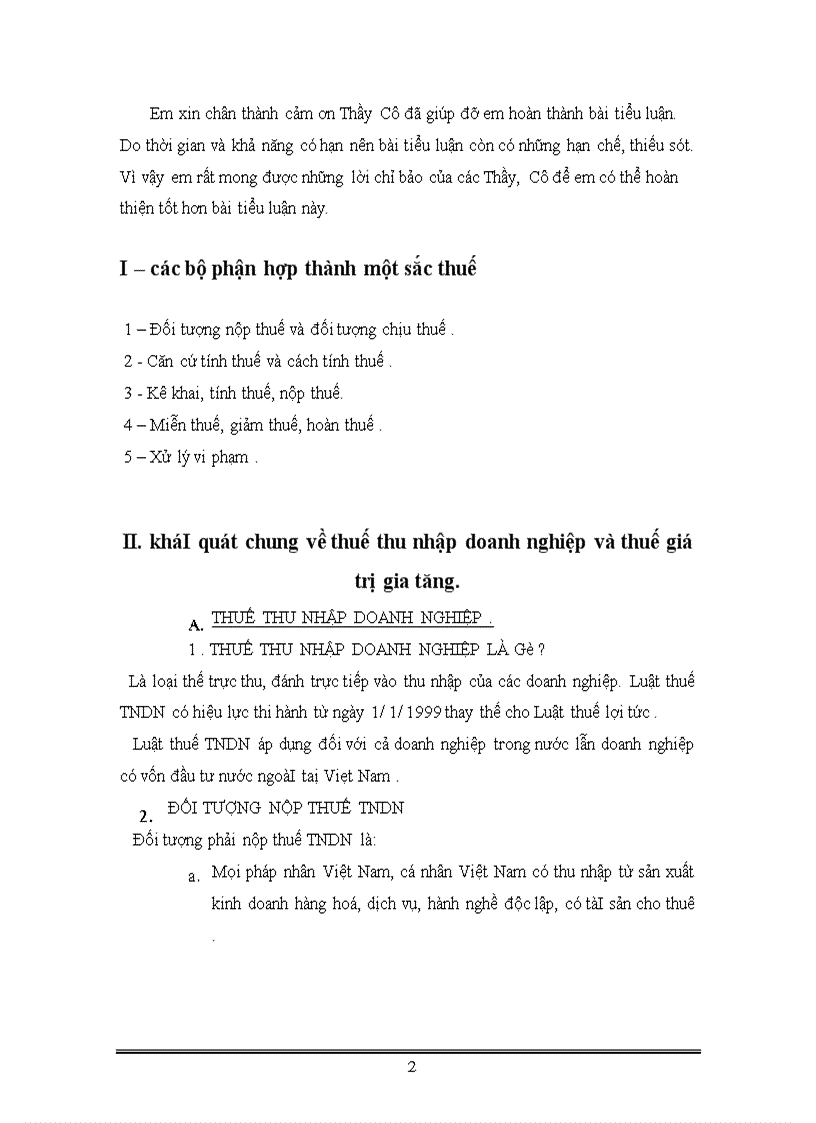 image for page Khái quát chung về thuế thu nhập doanh nghiệp và thuế giá trị gia tăng