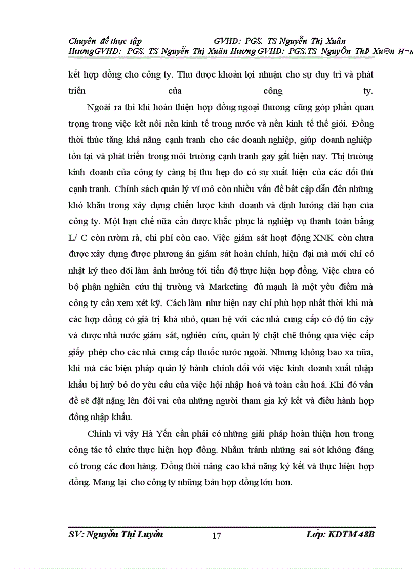 image for page Một số giải pháp nhằm hoàn thiện hoạt động thực hiện hợp đồng Xuất Nhập Khẩu tại công ty cổ phần Hà Yến