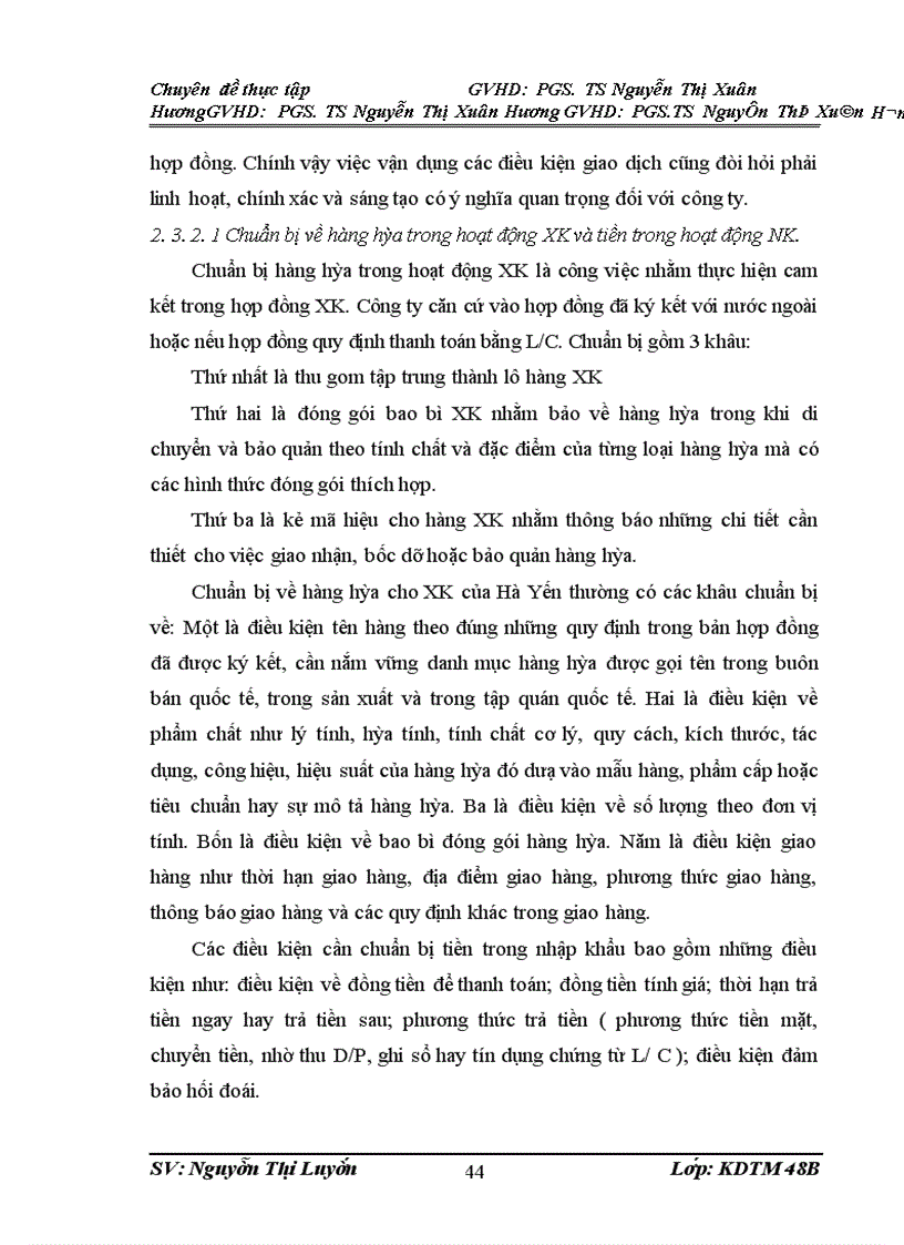 image for page Một số giải pháp nhằm hoàn thiện hoạt động thực hiện hợp đồng Xuất Nhập Khẩu tại công ty cổ phần Hà Yến