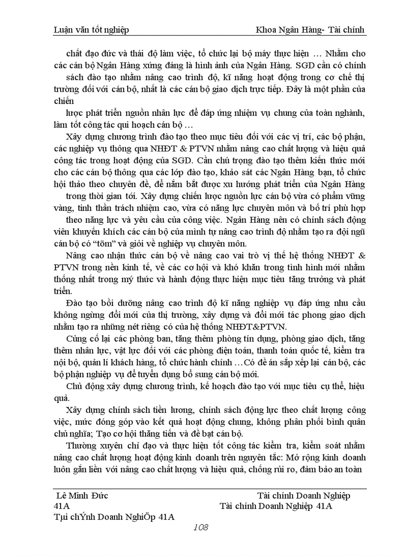 image for page Chiến lược huy động và phát triển nguồn vốn tại SGD I NHĐT&PTVN