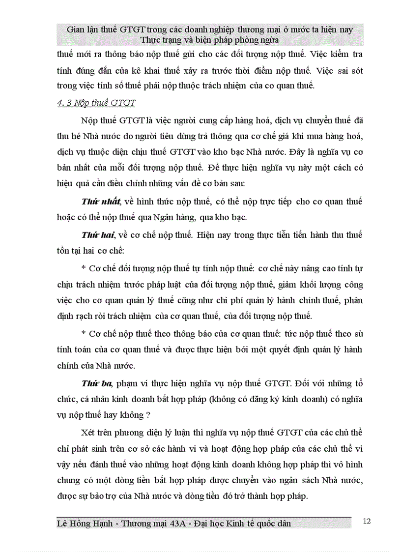 image for page Gian lận thuế GTGT trong các doanh nghiệp thương mại ở Việt Nam hiện nay và biện pháp phòng ngừa