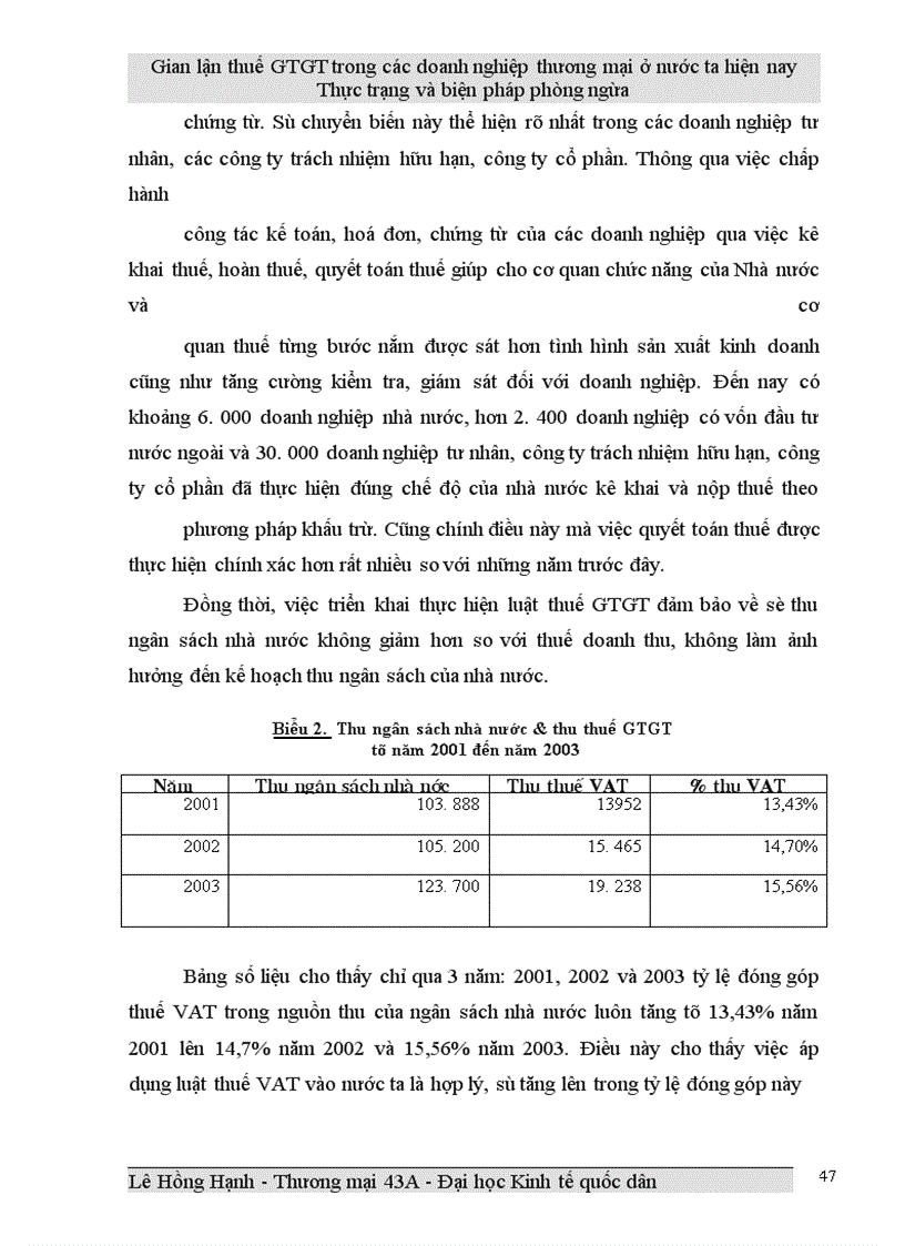 image for page Gian lận thuế GTGT trong các doanh nghiệp thương mại ở Việt Nam hiện nay và biện pháp phòng ngừa