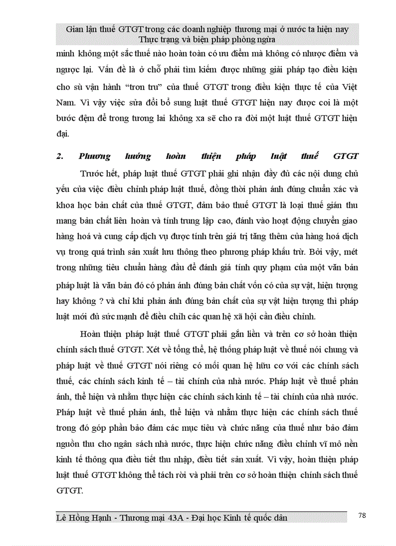 image for page Gian lận thuế GTGT trong các doanh nghiệp thương mại ở Việt Nam hiện nay và biện pháp phòng ngừa