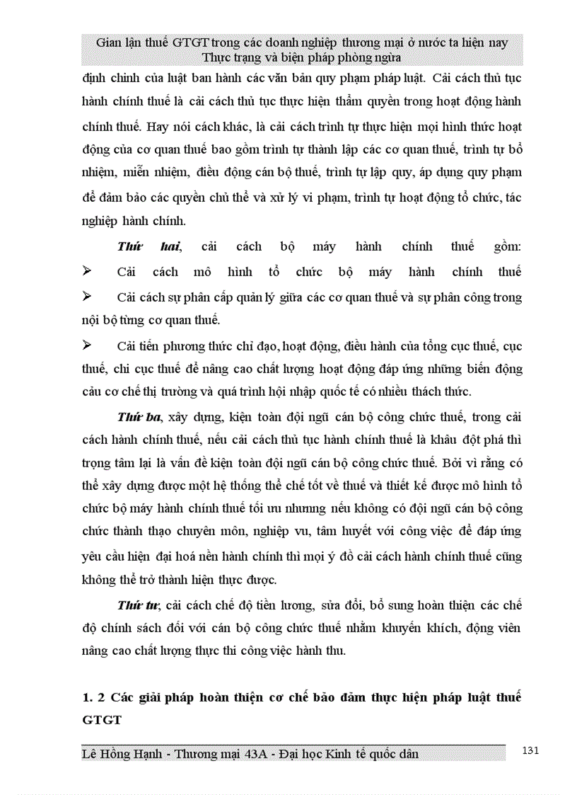 image for page Gian lận thuế GTGT trong các doanh nghiệp thương mại ở Việt Nam hiện nay và biện pháp phòng ngừa
