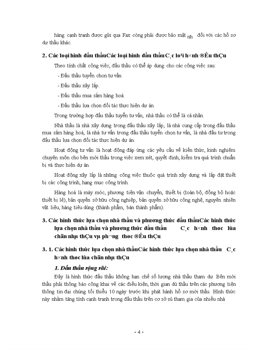image for page Các giải pháp nhằm nâng cao hiệu quả công tác đấu thầu ở công ty xây dựng số 4