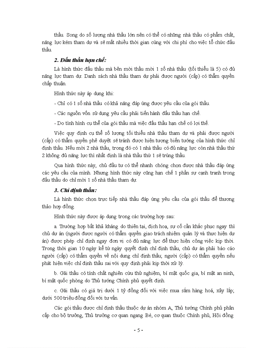 image for page Các giải pháp nhằm nâng cao hiệu quả công tác đấu thầu ở công ty xây dựng số 4