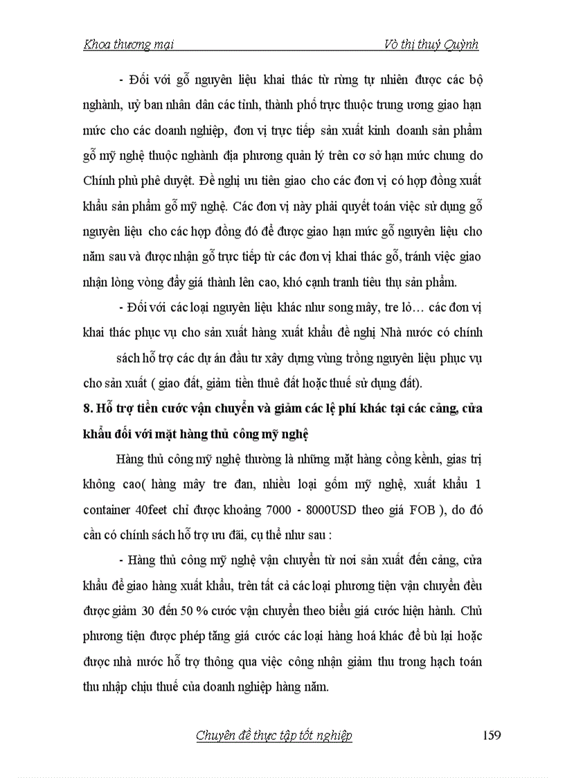 image for page Giải pháp để thúc đẩy xuất khẩu mây tre đan ở công ty xuất nhập khẩu Hà Tây