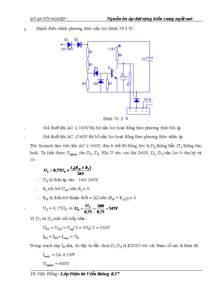 image for page Thiết kế mô phỏng bộ nguồn ổn áp dải rộng kiểu xung ngắt mở dùng cho ti vi