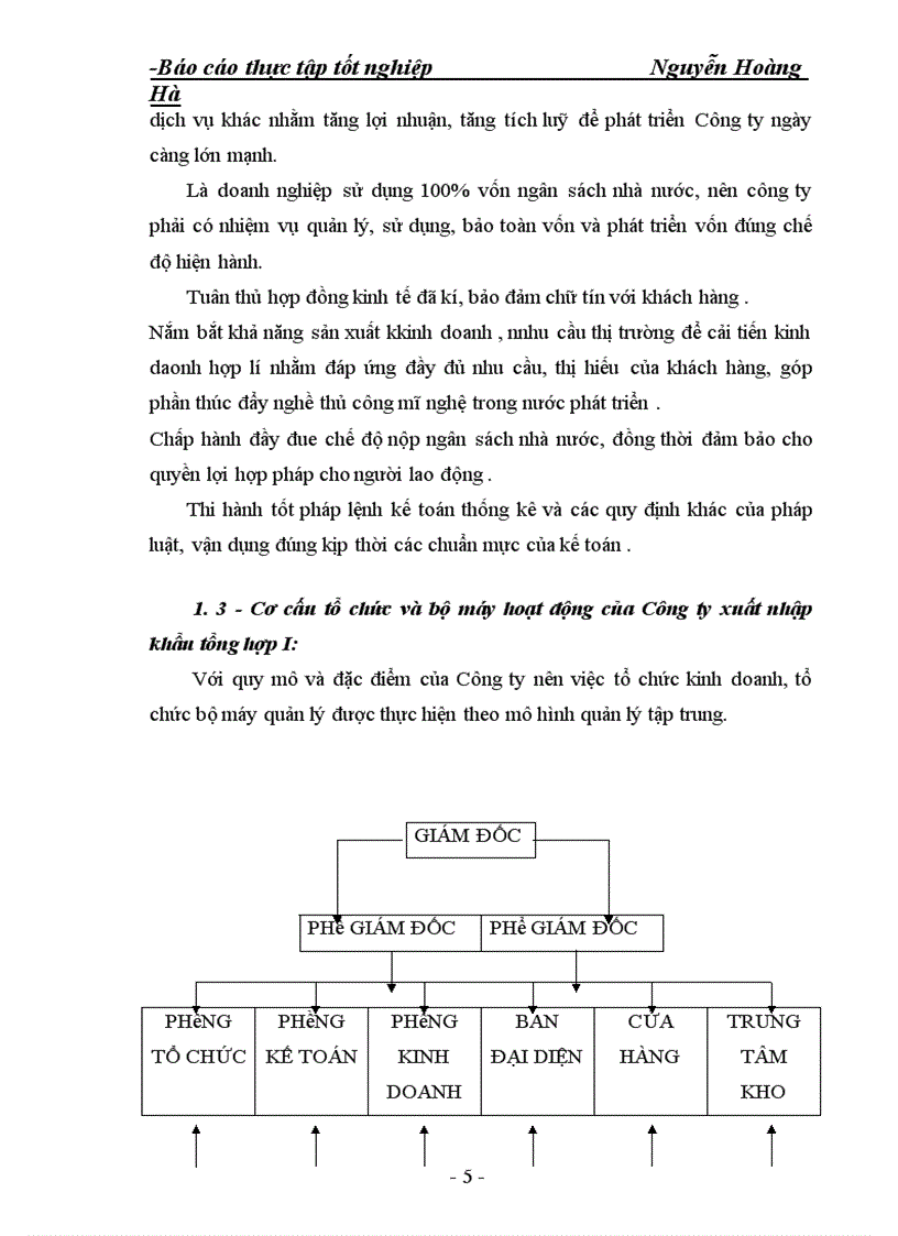 image for page Báo cáo quản lý kế toán tiền lương và các khoản trích nộp theo lương tại công ty xuất nhập khẩu tổng hợp I