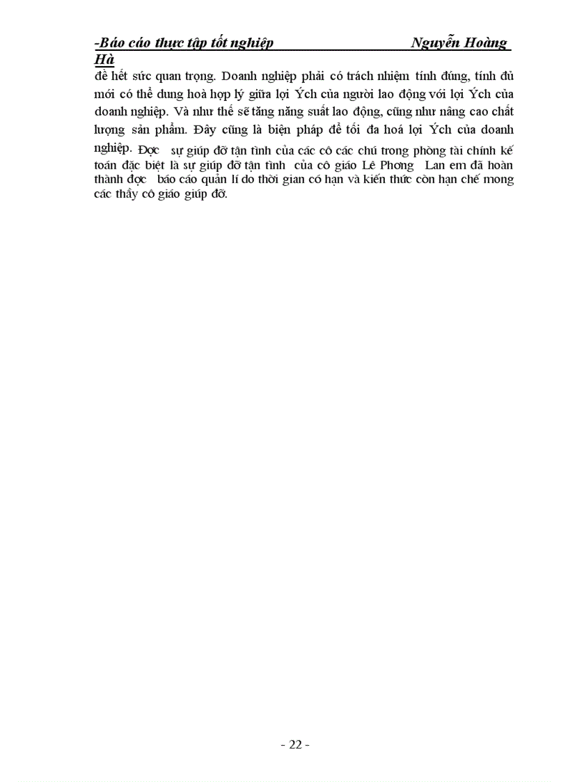 image for page Báo cáo quản lý kế toán tiền lương và các khoản trích nộp theo lương tại công ty xuất nhập khẩu tổng hợp I