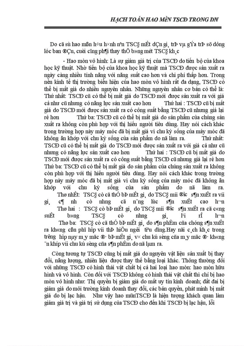 image for page Hạch toán hao mòn TS