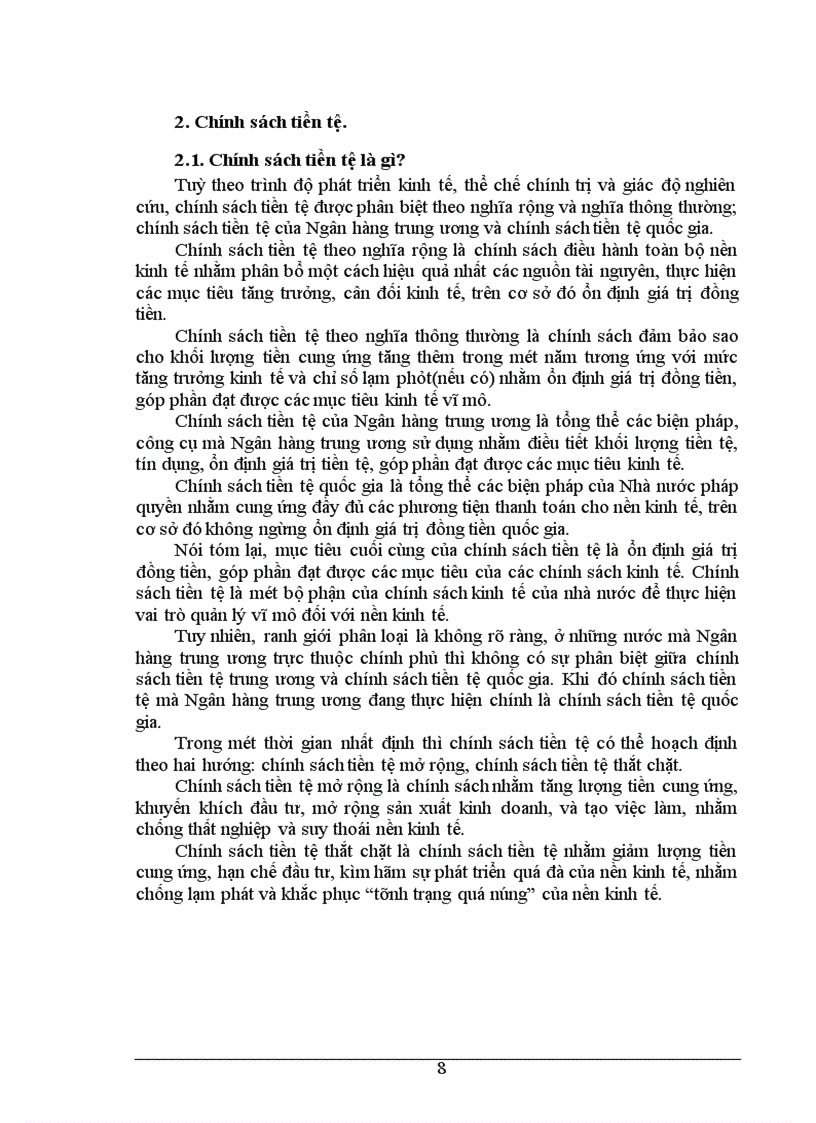 image for page Chính sách tiền tệ ở Việt Nam