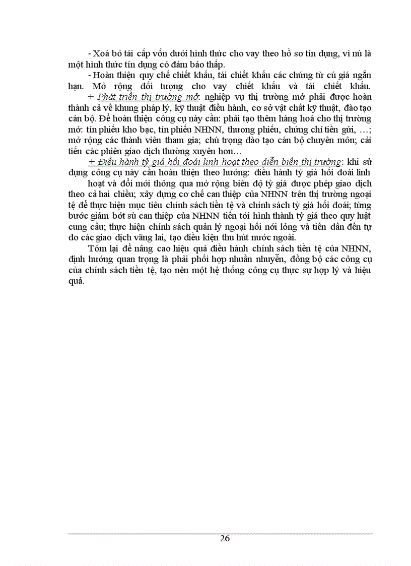 image for page Chính sách tiền tệ ở Việt Nam