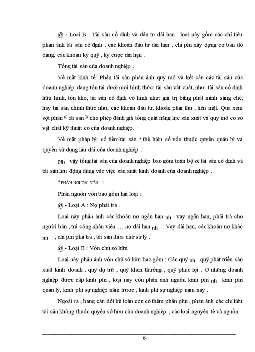 image for page Bảng cân đối kế toán với việc phân tích tình hình tài chính của Công ty đường rượu bia Việt trì