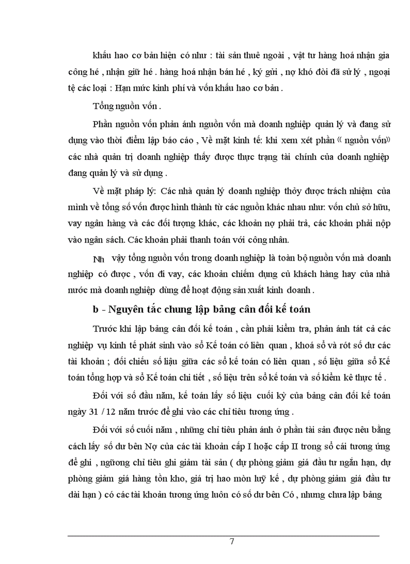 image for page Bảng cân đối kế toán với việc phân tích tình hình tài chính của Công ty đường rượu bia Việt trì
