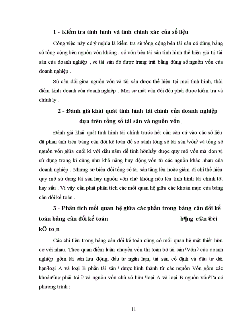 image for page Bảng cân đối kế toán với việc phân tích tình hình tài chính của Công ty đường rượu bia Việt trì