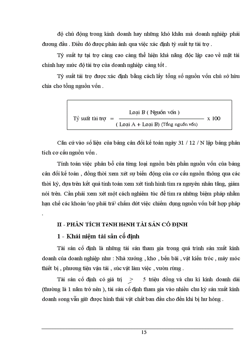 image for page Bảng cân đối kế toán với việc phân tích tình hình tài chính của Công ty đường rượu bia Việt trì