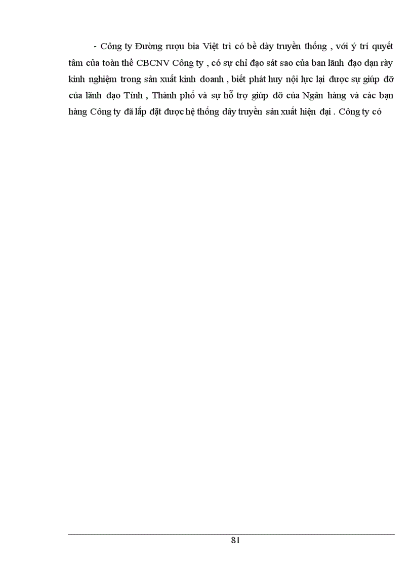 image for page Bảng cân đối kế toán với việc phân tích tình hình tài chính của Công ty đường rượu bia Việt trì