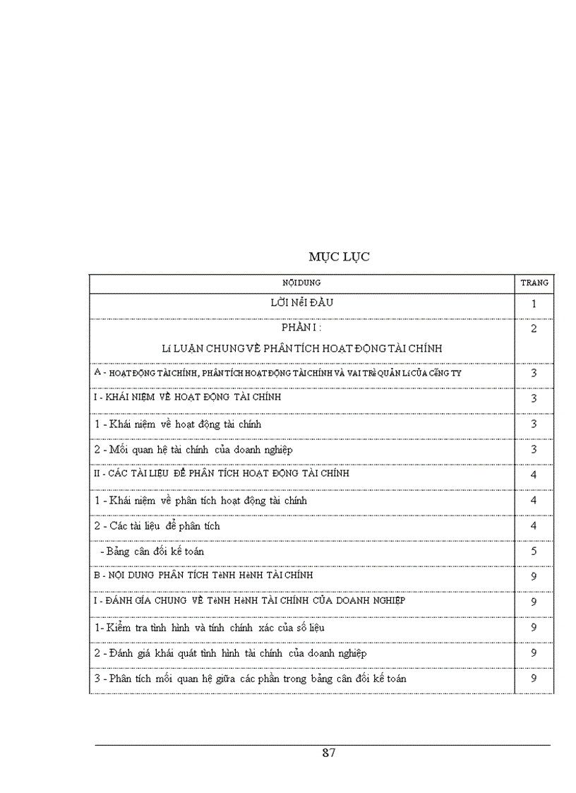 image for page Bảng cân đối kế toán với việc phân tích tình hình tài chính của Công ty đường rượu bia Việt trì