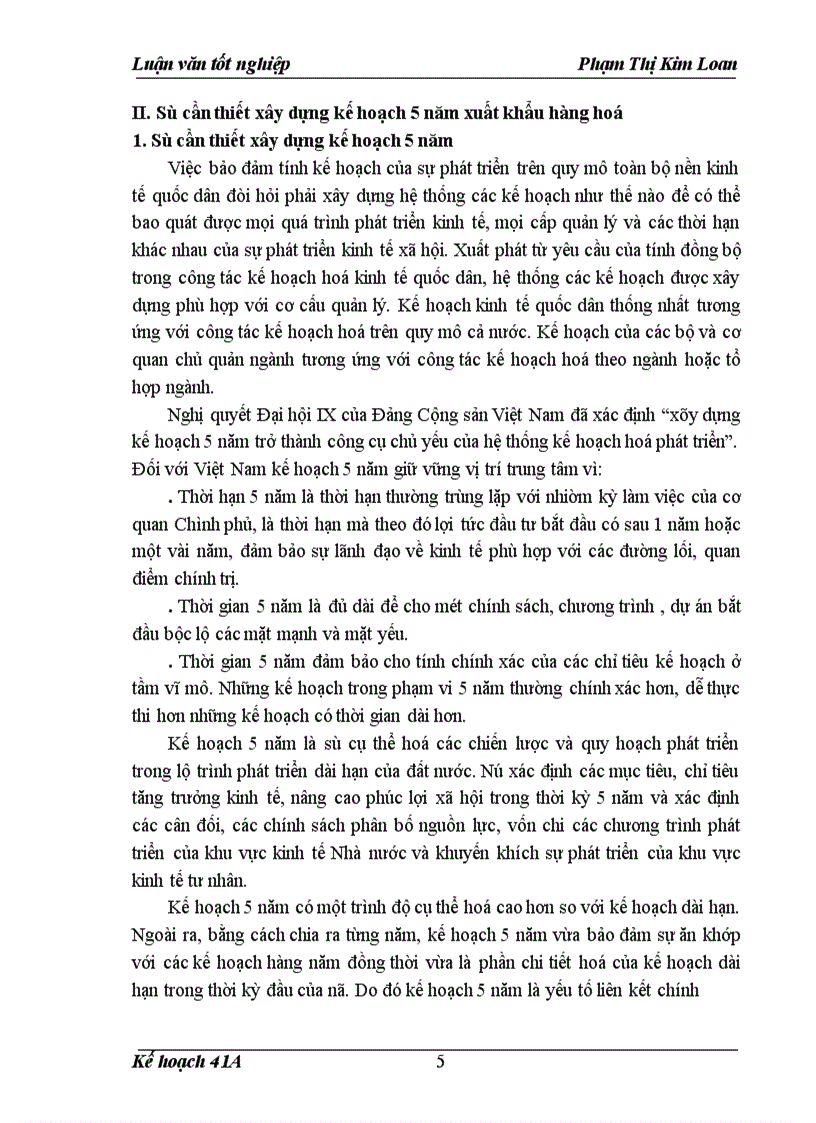 image for page Kế hoạch xuất khẩu các mặt hàng chủ lực của Việt Nam thời kỳ 2001-2005