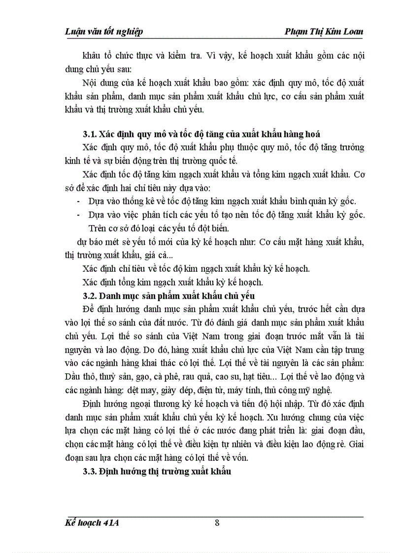 image for page Kế hoạch xuất khẩu các mặt hàng chủ lực của Việt Nam thời kỳ 2001-2005