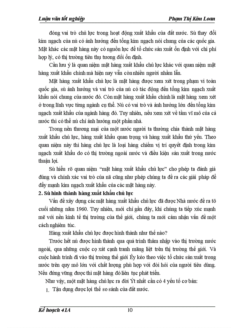 image for page Kế hoạch xuất khẩu các mặt hàng chủ lực của Việt Nam thời kỳ 2001-2005