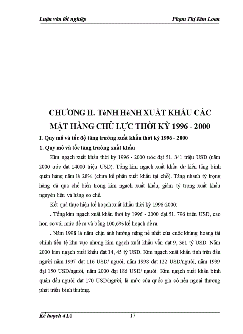 image for page Kế hoạch xuất khẩu các mặt hàng chủ lực của Việt Nam thời kỳ 2001-2005