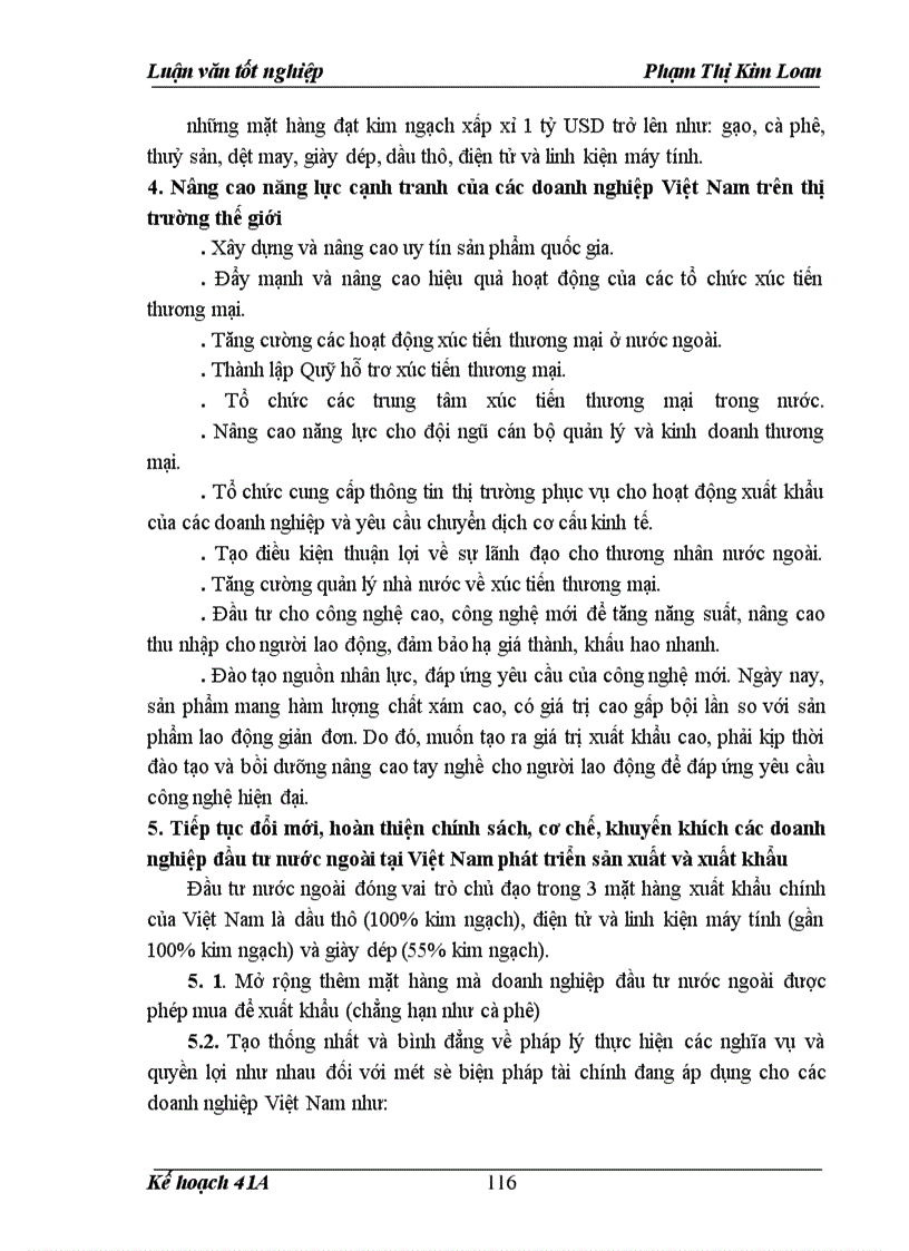 image for page Kế hoạch xuất khẩu các mặt hàng chủ lực của Việt Nam thời kỳ 2001-2005