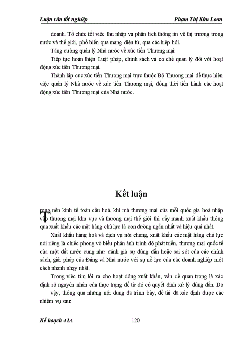 image for page Kế hoạch xuất khẩu các mặt hàng chủ lực của Việt Nam thời kỳ 2001-2005