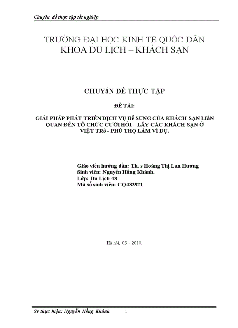 image for page Giải pháp phát triển dịch vụ bổ sung của các khách sạn liên quan liên quan đến tổ chức cưới hỏi. Lấy các khách sạn ở Việt Trì – Phú Thọ làm ví dụ