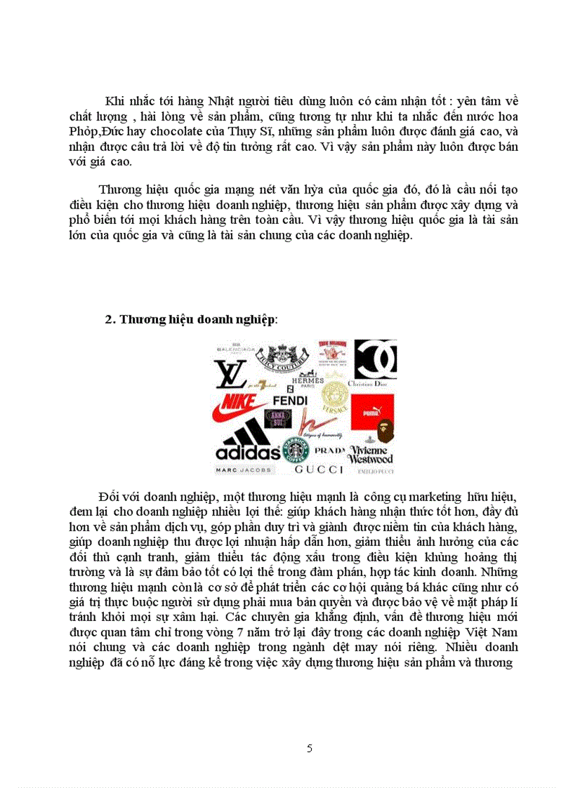 image for page Xây dựng và phát triển thương hiệu trong ngành dệt may Việt Nam