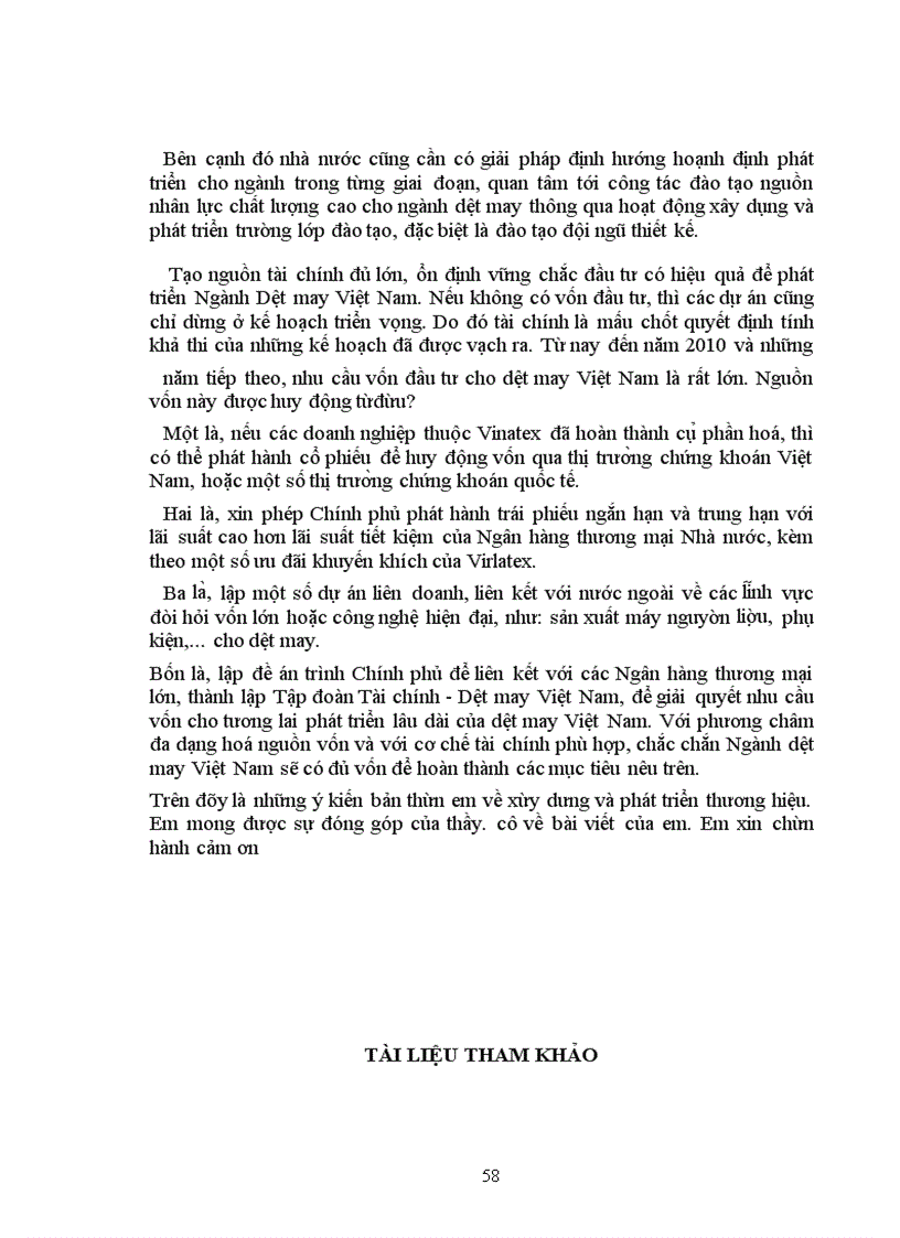 image for page Xây dựng và phát triển thương hiệu trong ngành dệt may Việt Nam