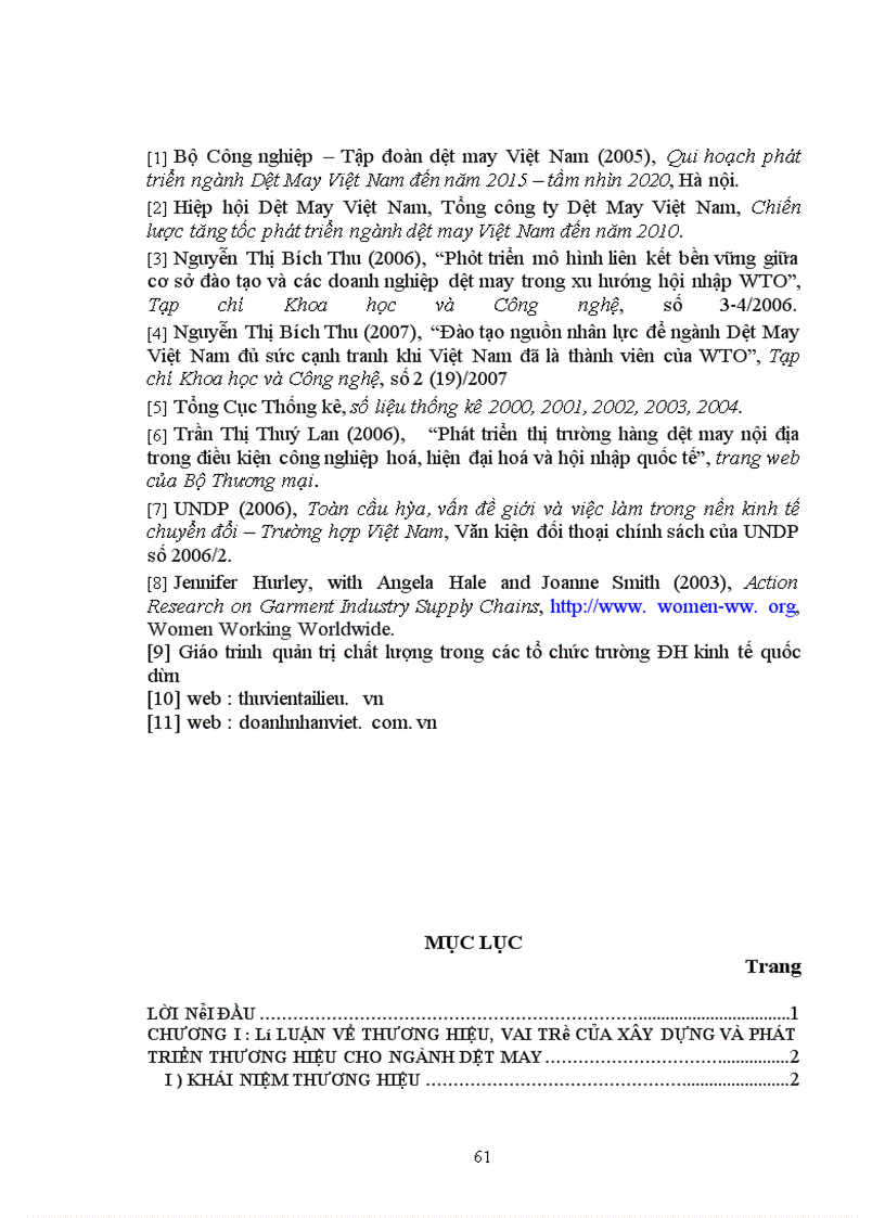 image for page Xây dựng và phát triển thương hiệu trong ngành dệt may Việt Nam