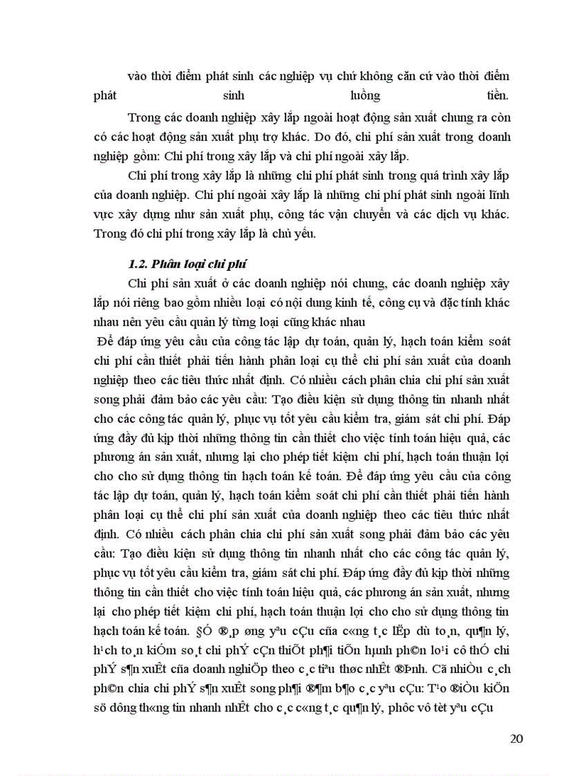 image for page Hoàn thiện hạch toán chi phí sản xuất và tính giá thành sản phẩm xây lắp tại Công ty Xây dựng số I